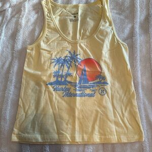 Hurley Yellow Tank Top